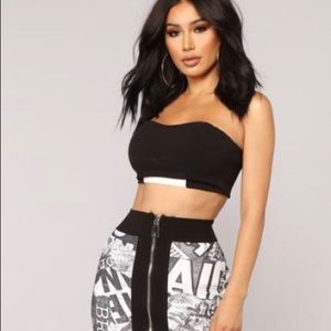 Love in madness midi skirt